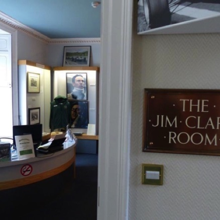 Entrée du Jim Clark Room